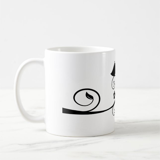 Fåglar, djur, välstånd kaffemugg (Vänster)