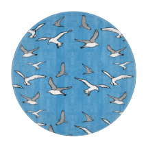 Fåglar - en flock av Fiskmåsar