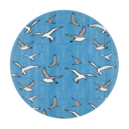 Fåglar - en flock av Fiskmåsar