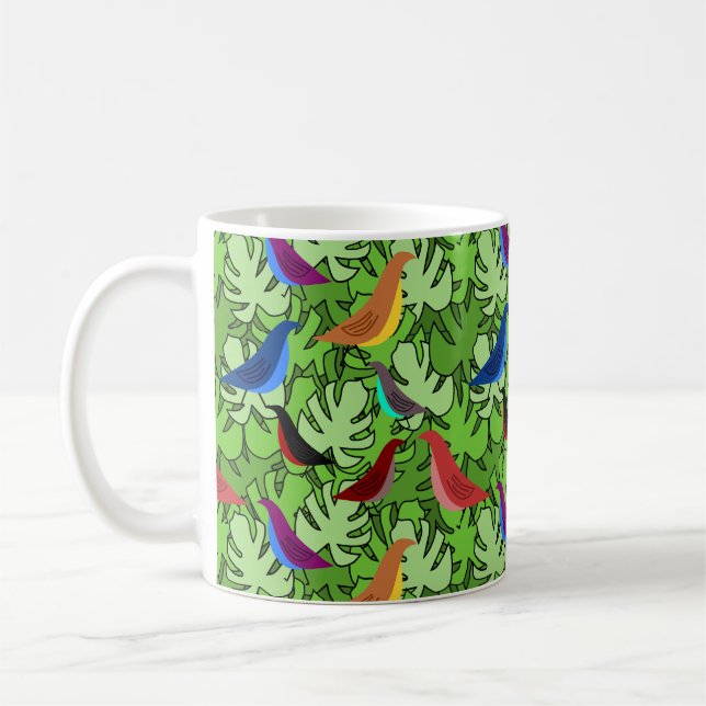Fåglar, fåglar, fåglar kaffemugg (Vänster)