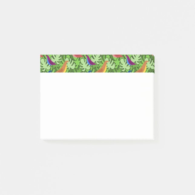 Fåglar, fåglar, fåglar post-it block (Framsida)