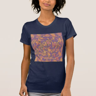 fåglar, fiskar och sköldpaddor t shirt