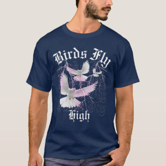 Fåglar Fly High Boy T Shirt
