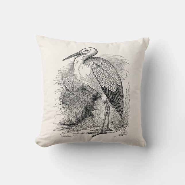 Fåglar för Storks för personlig för Kudde (Framsida)