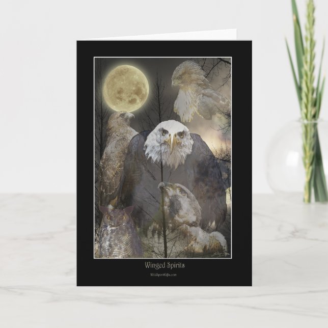 Fåglar från World Wildlife Collection Tack Kort (Framsida)