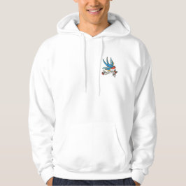 Fåglar fruktar inte Himlar Hoodie