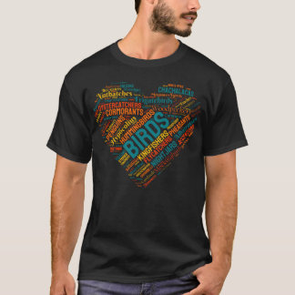 Fåglar Heart Birder-presentens fågelskådning T Shirt