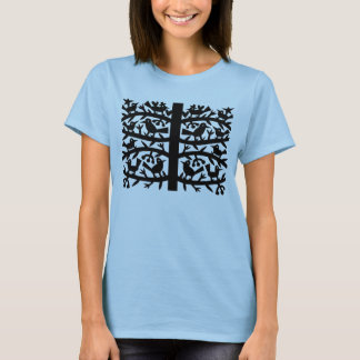 Fåglar i A träd Tee Shirt