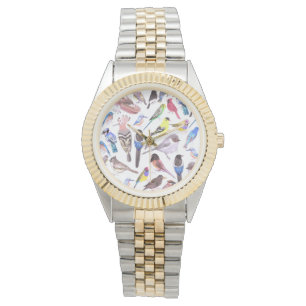 Fåglar i Amerika - sällskapsdjur och vild fåglar Armbandsur