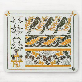 Fåglar i Art nouveau av Maurice Verneuil Musmatta