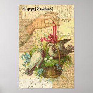 Fåglar i Basket, Påsk Poster