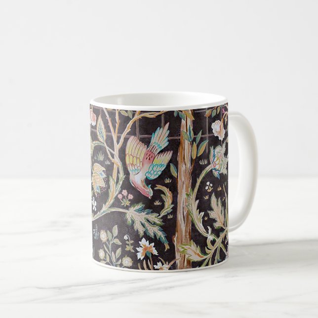 Fåglar i Blomsterträdgården, William Morris Kaffemugg (Framsida höger)