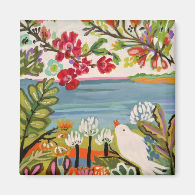 Fåglar i Garden Magnet (Framsidan)