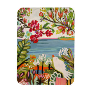 Fåglar i Garden Magnet