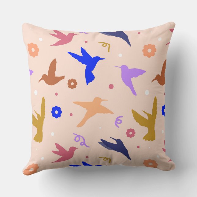 Fåglar i Luft Kudde (Baksida)