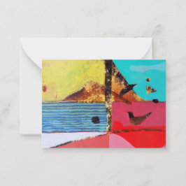 Fåglar i Öga Anteckningskort