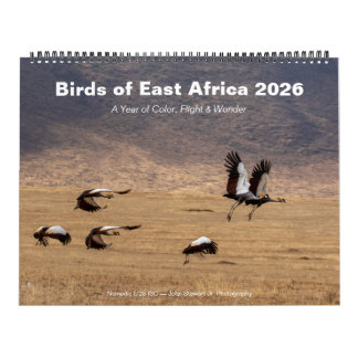 Fåglar i Öster Afrika 2026 Kalender