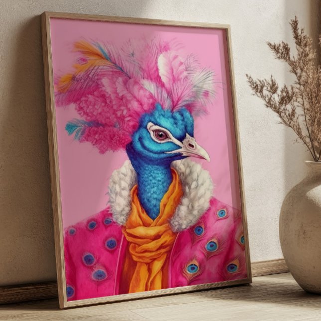 Fåglar i Päls Rosa Djurens Poster (Skapare uppladdad)