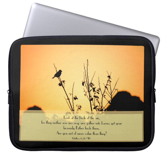 Fåglar i Sleeven Luft Laptop Sleeve (Framsidan)