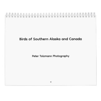 Fåglar i södra Alaska och Kanada kalender