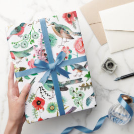 Fåglar | Inpackningspapper Presentpapper
