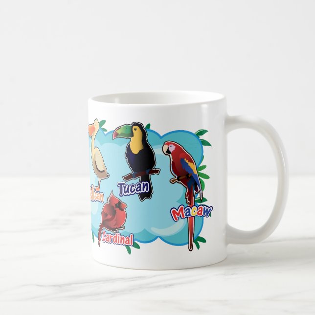 Fåglar Kaffemugg (Höger)