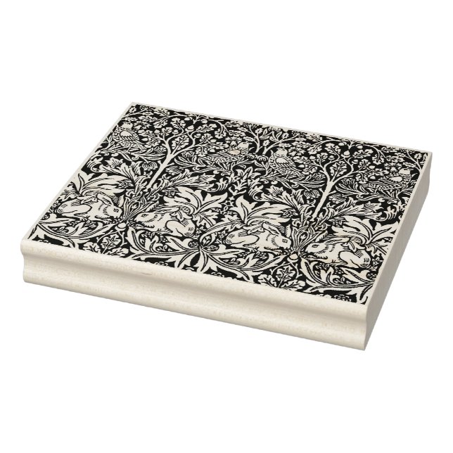 Fåglar, kaninernas Blommigt - William Morris Stämpel (Stämpel)