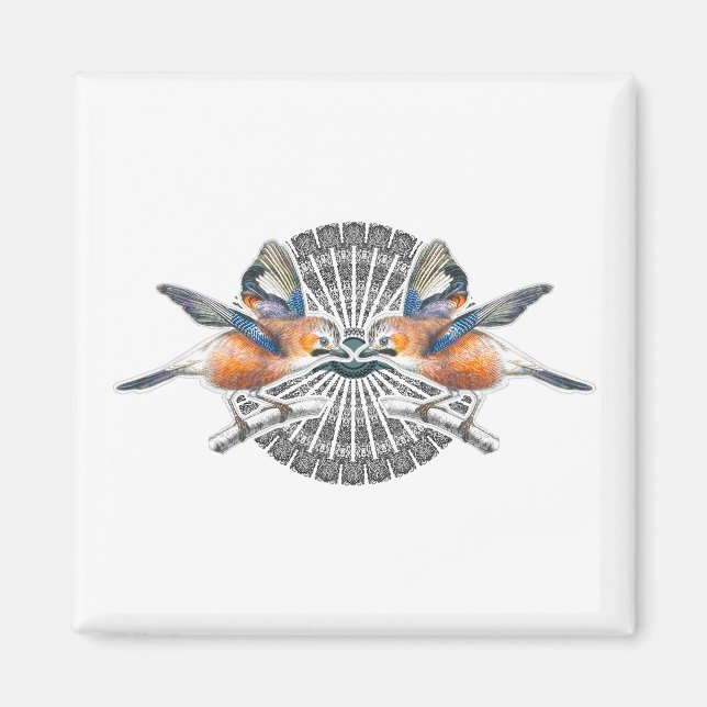 Fåglar Magnet (Framsidan)