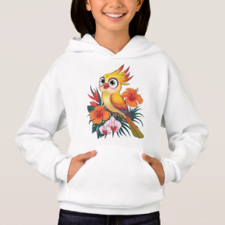 Fåglar med blommor av Gult T Shirt