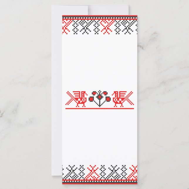 Fåglar med kor-stygn (Framsida)