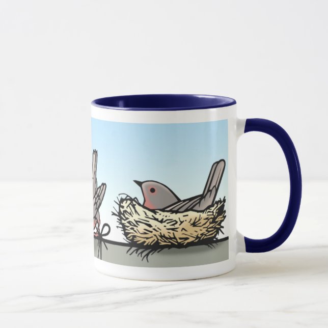 Fåglar Mugg (Höger)