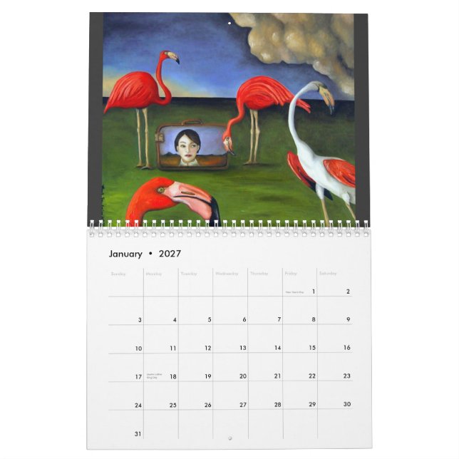 FÅGLAR NÅGOT KONSTIGT, 2011 KALENDER (Jan 2027)