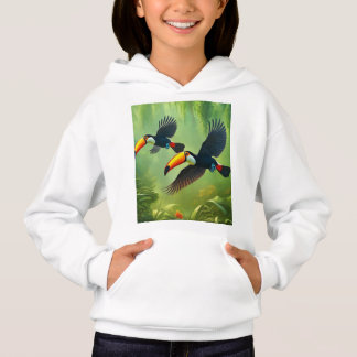 fåglar, natur, vilda djur, bo, solljus, skog, t shirt