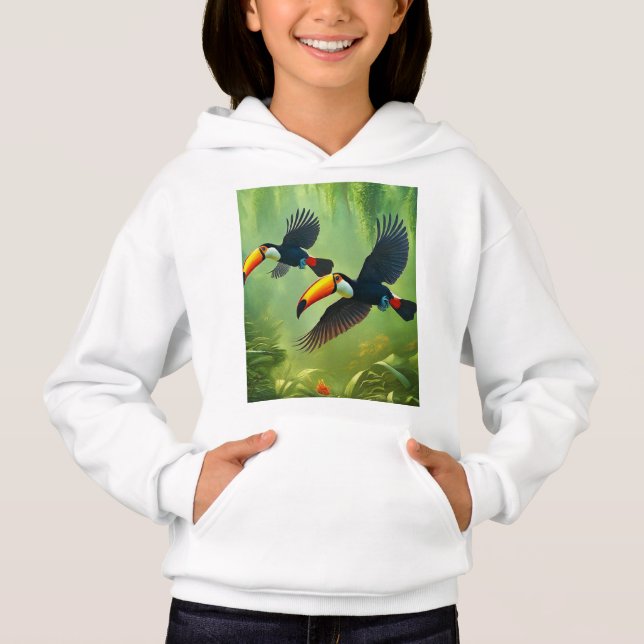 fåglar, natur, vilda djur, bo, solljus, skog, t t shirt (Framsida)
