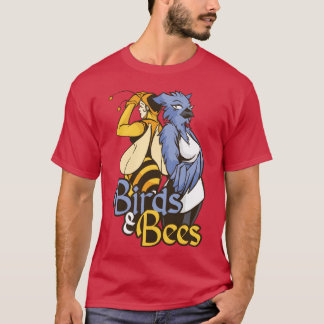 Fåglar och bin Fåglar och bin ger inspirationsto T Shirt