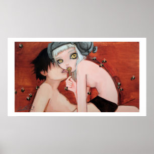 Fåglar och bin Poster