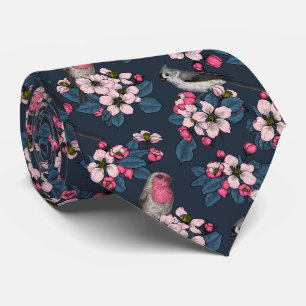Fåglar och Blommar Slips