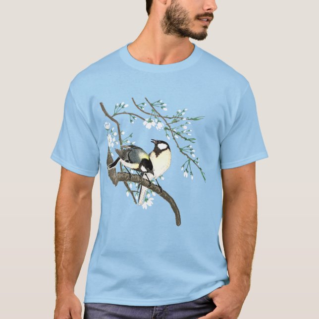Fåglar och Blommarna Ohara Koson T Shirt (Framsida)