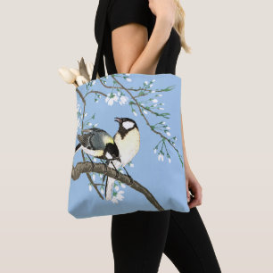 Fåglar och Blommarna Ohara Koson Tygkasse