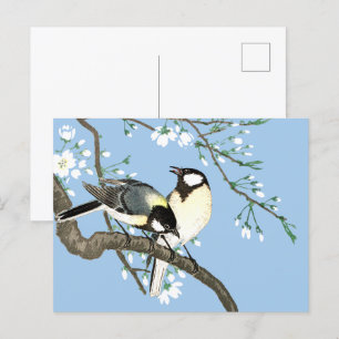 Fåglar och Blommarna Ohara Koson Vykort