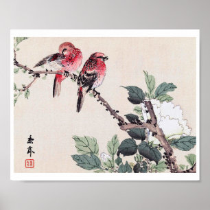 Fåglar och blommor, Imao Keinen Poster
