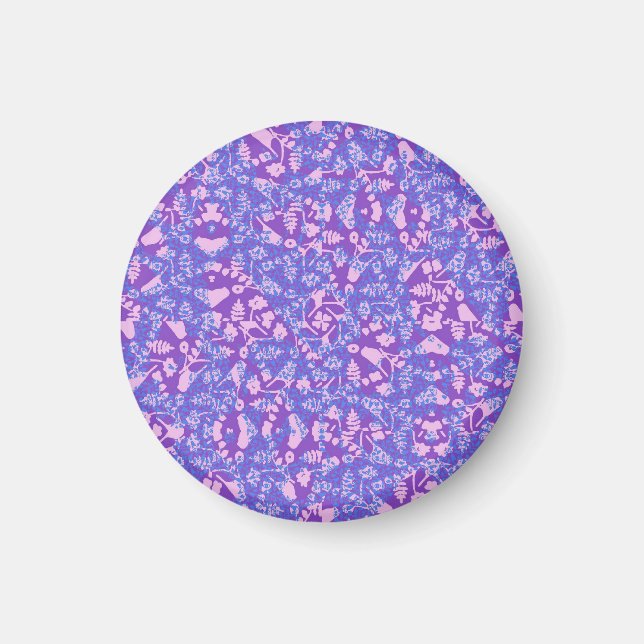 Fåglar och blommor magnet (Framsidan)