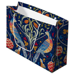 Fåglar och blommor, William Morris Large Gift Bag