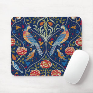 Fåglar och blommor, William Morris Musmatta