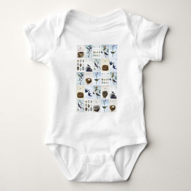Fåglar och bygga bo tröja (Framsida)