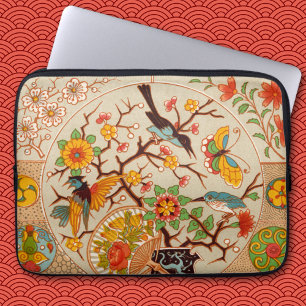 Fåglar och fjärilar Neoprene Laptop sleeve
