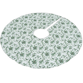 Fåglar och grenar julmotiv  julgransmatta borstad polyester