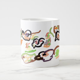 Fåglar och höst jumbo mugg