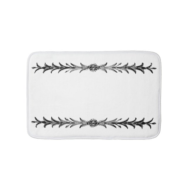 Fåglar och rasar Bath Mat Badrumsmatta (Framsidan)