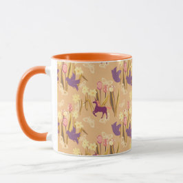 Fåglar och universitet på Vår Meadow Mugg